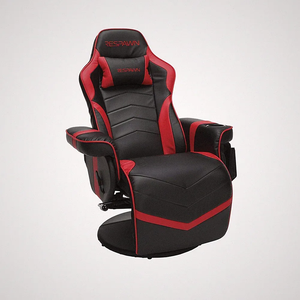 900 Console Gaming Recliner with Footrest and Lumbar - Comfortable Ergonomic...