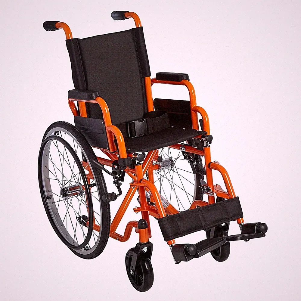 Child Wheelchair 12" Wide Seat FlipBack Arms SwingAway Footrests