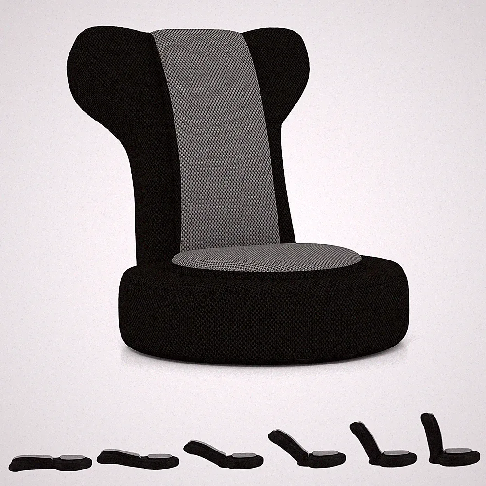 Floor Chair for Adults, Floor Gaming Chair with 5-Level Adjustable Backrest a...