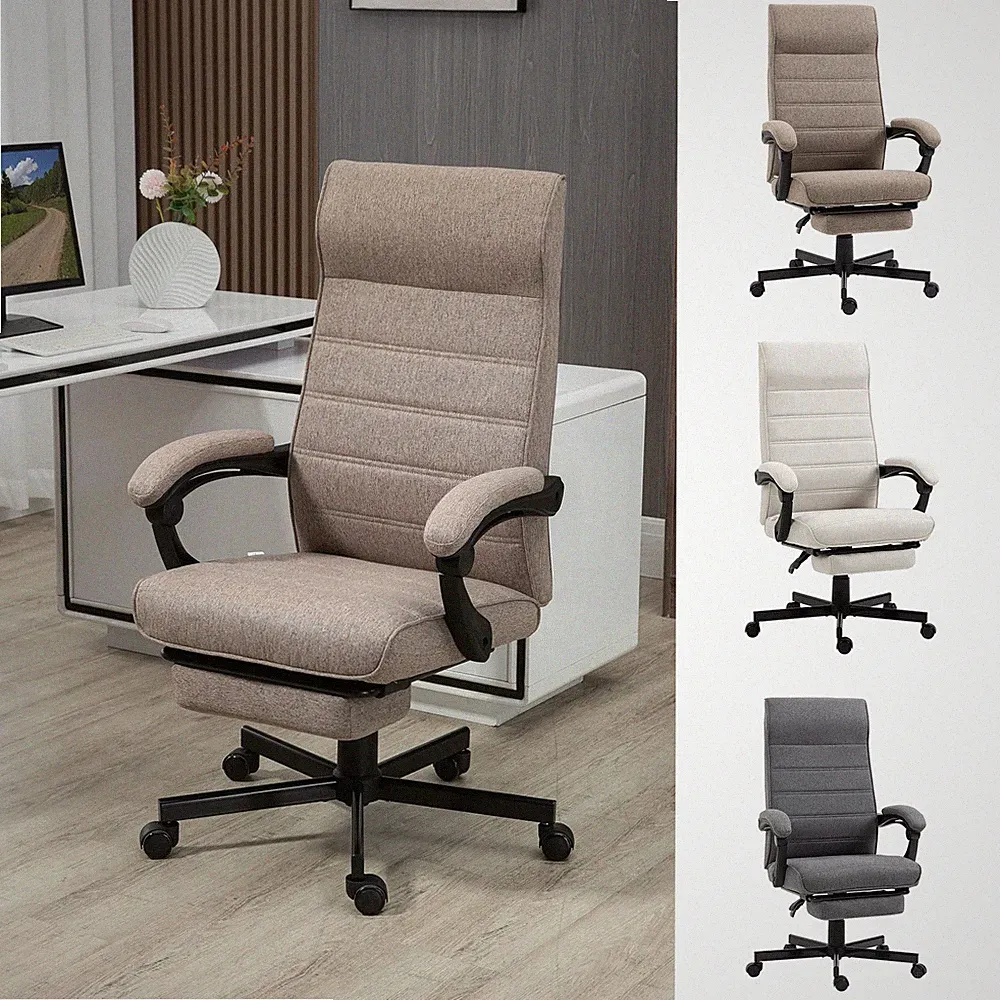 Home Office Chair High-Back Reclining Chair for Bedroom Study Living Room