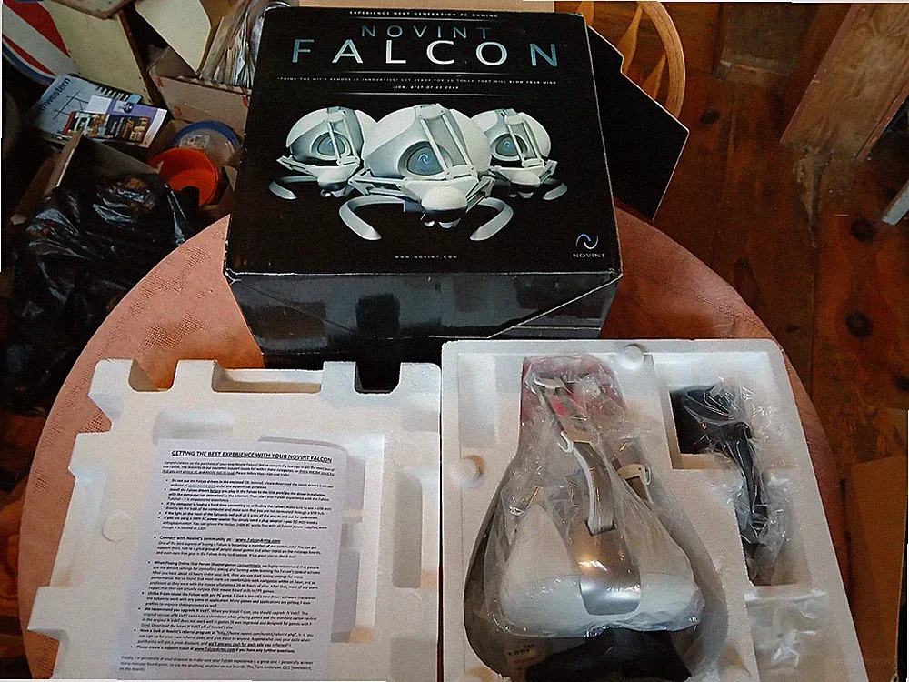 Novint Falcon NF1-S01 Gaming Haptic Force Feedback Touch System Boxed NO GAMES