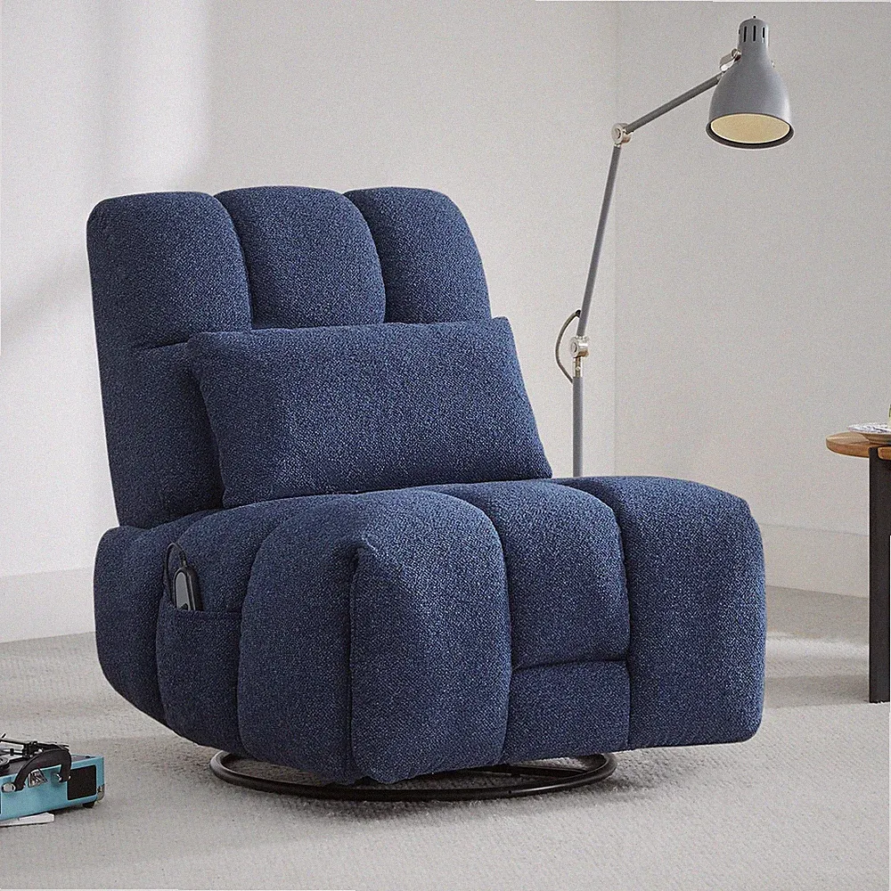 Oversized Power Recliner Chair for Adults, Swivel Rocker Recliner Chair with...