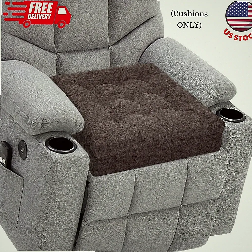 Recliner Cushions for Elderly, 20x20x5 Inch Thick Chair Cushion