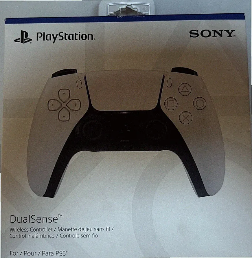 Sony DualSense Wireless Controller for PlayStation 5 White Black Haptic Feedback
