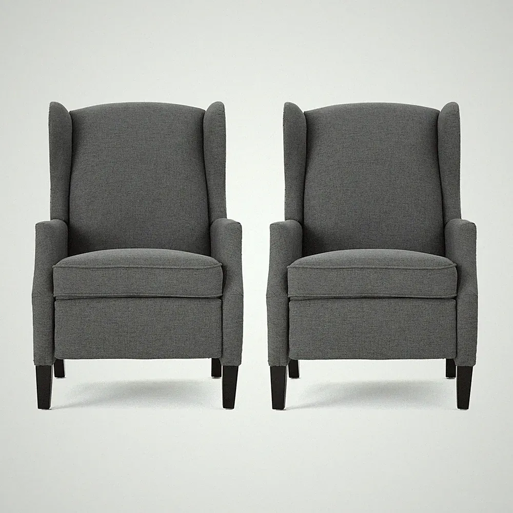 Wescott Contemporary Recliners (Set of 2) by Christopher Knight Home