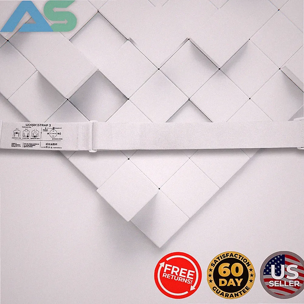 Woojer Replacement Strap for Strap 3 Haptic VR/Gaming Device | White WJRS3-101